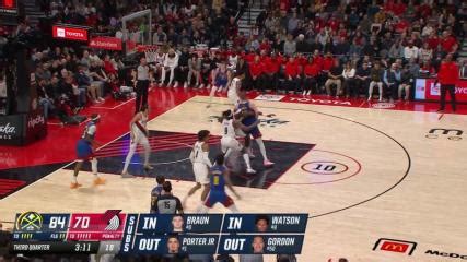 nuggets vs trail blazers|Nuggets vs Trail Blazers Game Highlights .